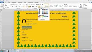 Word Programı ile dilekçe yazmaListe oluşturma [upl. by Nallid]