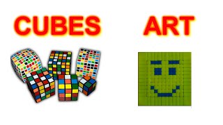 I tried rubiks cube art [upl. by Marquita]