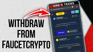 How To Withdraw From Faucet Crypto Step by Step [upl. by Gaby688]