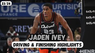 Jaden Ivey  Driving amp Finishing Highlights [upl. by Jarnagin]