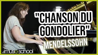 « CHANSON DU GONDOLIER » MENDELSSOHN par EMMANUELLE CECCHETTI [upl. by Ecydnarb]