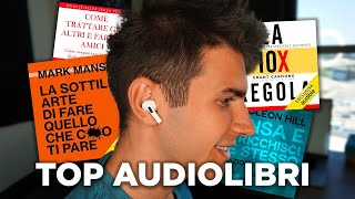 Top 7 Audiolibri da Ascoltare ASSOLUTAMENTE 🎧 [upl. by Hermione167]