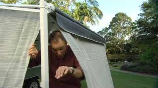 Aussie Traveller AFK CRR Roll Out Awning Annexe Walls [upl. by Anertal]