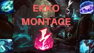 Ekko Montage 1  Best Ekko Plays By The Community  We Are The Meta [upl. by Ytsud]