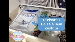 DIY Divisórias para gavetas em TNT sem costura [upl. by Nirroc776]