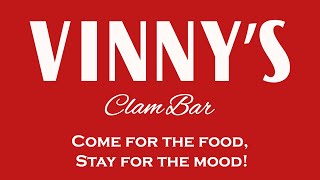 Vinnys Clam Bar Come for the Food Stay for the Mood [upl. by Nigen]