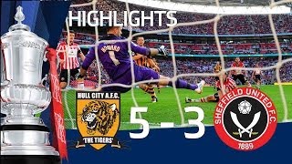 HULL CITY VS SHEFFIELD UNITED 53 Goals and highlights FA Cup Semi Final HD [upl. by Leuqram]