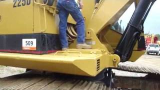 Charlie Broke the Cat 225D Excavator [upl. by Gotthard]