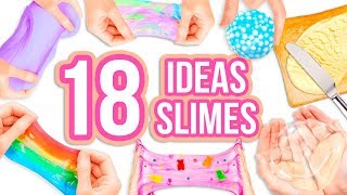 Haz SLIME DE AGUA Probando recetas de 💦Water Slime💦 [upl. by Ahsein]