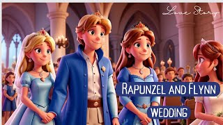 Rapunzel and Flynn Wedding  Disney  English Fairytales Stories [upl. by Atirres447]