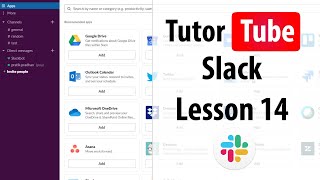 Slack Tutorial  Lesson 14  Direct Messaging and Creating Message Groups [upl. by Ahseyd]