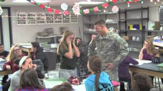 Military Brother surprises his sister [upl. by Radburn]