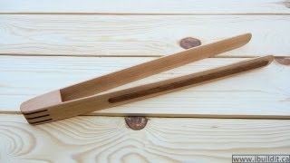 How To Make Wooden Tongs [upl. by Edelstein423]