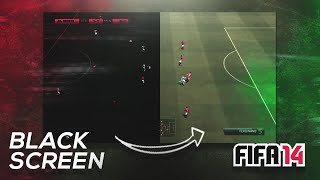 ⚽ FIFA 14 Black Screen FIX Working ⚡⚠ Black Stadium Grass Pitch 2020 [upl. by Ainniz992]