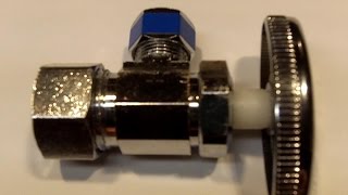 How to Fix a Leaky ShutOff Valve in Seconds [upl. by Moureaux]