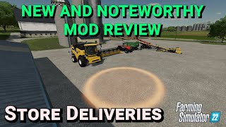 Store Deliveries  Mod Review  Farming Simulator 22 [upl. by Nrev]