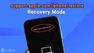 How to Fix supportapplecomiphonerestore 2022❗ Recovery ModeampNo Data Loss Official Method [upl. by Nurav981]