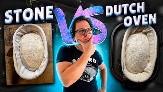 What bakes the BEST BREAD Stone vs Dutch Oven [upl. by Suoicerp]