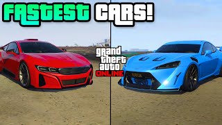 TOP 5 FASTEST CARS IN GTA 5 ONLINE Updated 2024 [upl. by Eri]