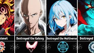 Most Overpowered Main Characters in Anime [upl. by Ivette247]