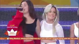 Halsey amp Lauren Jauregui  Strangers Live on Good Morning America [upl. by Llerred391]