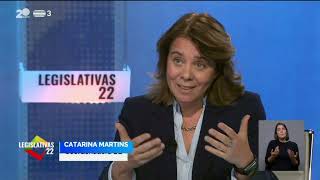 Entrevista Catarina Martins  BE  2022  RTP [upl. by Waite]