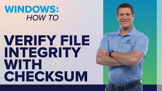 How to Verify File Integrity with Checksum using PowerShell [upl. by Smukler]