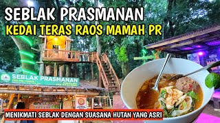 KEDAI TERAS RAOS MAMAH PR  Menikmati Seblak dengan suasana Hutan Cikampek [upl. by Tymes]