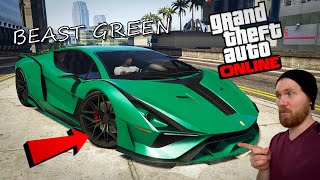 BEST GTA 5 PEGASSI IGNUS CUSTOMIZATION BEAST GREEN PAINT JOB [upl. by Alessandro572]