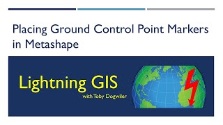 Placing Ground Control Point Markers in Agisoft Metashape [upl. by Gathard]