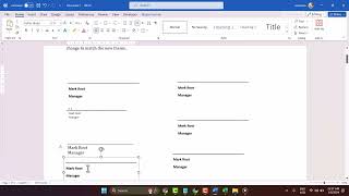 How to Add Multiple Signature Lines in Word [upl. by Ssilem723]