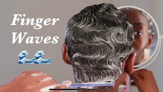 Finger Waves Tutorial  Beginner Friendly [upl. by Olympia]