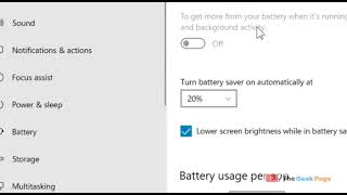 How to Disable Battery Saver in Windows PC [upl. by Cornwell]