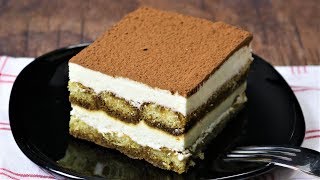 Tiramisu No Eggs No Mascarpone Cheese  STEP by STEP Recipe [upl. by Ainoloppa]