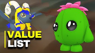 Legendary Pets VALUE List in Adopt Me Desert Egg [upl. by Salangia290]