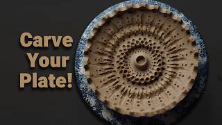 Beginner Pottery Basics Creating and Carving a Clay Plate [upl. by Gronseth920]