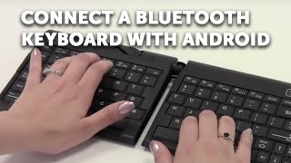 How to connect a Bluetooth Keyboard to Android Devices [upl. by Loredo246]