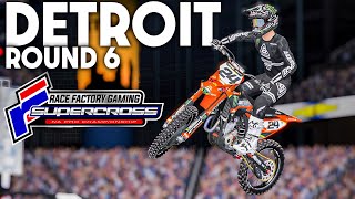 MX Simulator  2025 MotoOption SX Rd 6  Detroit [upl. by Bram]