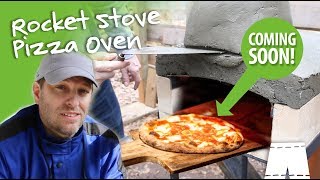 How To Make A Rocket Stove Pizza Oven  Part 2 [upl. by Eemyaj325]