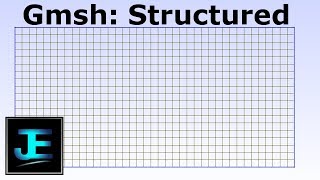 GMSH Structured Transfinite Rectangular Mesh 4 Pt [upl. by Arbmat172]