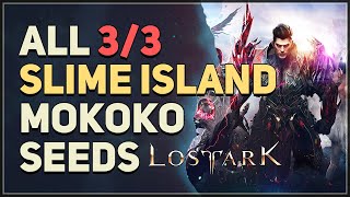 All 3 Slime Island Mokoko Seed Locations Lost Ark [upl. by Fafa]