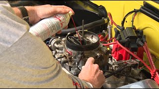 How to clean a gasoline carburetor upper engine air intake using Sea Foam Spray [upl. by Woodley]