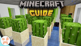 AUTO CACTUS FARM  The Minecraft Guide  Tutorial Lets Play Ep 109 [upl. by Dwain]