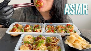 ASMR COSTCO BIBIGO JUICY STEAMED PORK AND VEGGIE DUMPLINGS MUKBANG No Talking [upl. by Dorison564]