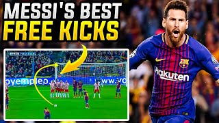 Messi free kick vs Liverpool  The best angle [upl. by Ytsanyd]