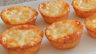 Mini Cassava Cake  Cassava Cake Recipe [upl. by Grossman]