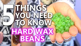 5 THINGS YOU NEED TO KNOW ABOUT HARD WAX BEANS  BEFORE YOU BUY [upl. by Odnamra]