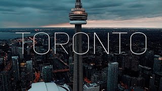 TORONTO  AERIAL SKYLINE 4K 60FPS [upl. by Elehcin]