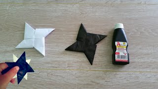 Kako napraviti origami suriken od papira [upl. by Suellen]