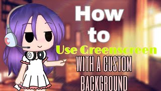 「How to make glmm with a custom background」Gacha Tutorial 18  Itz Gacha Milly [upl. by Nickey]